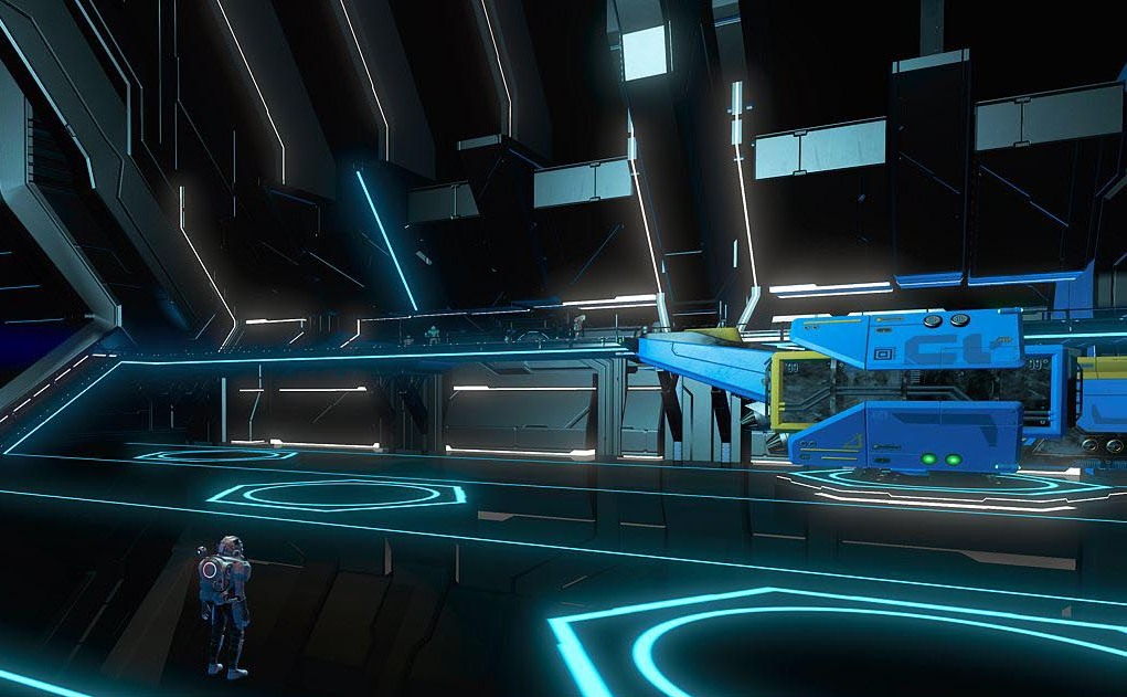 Uzay istasyonu içi - in space station