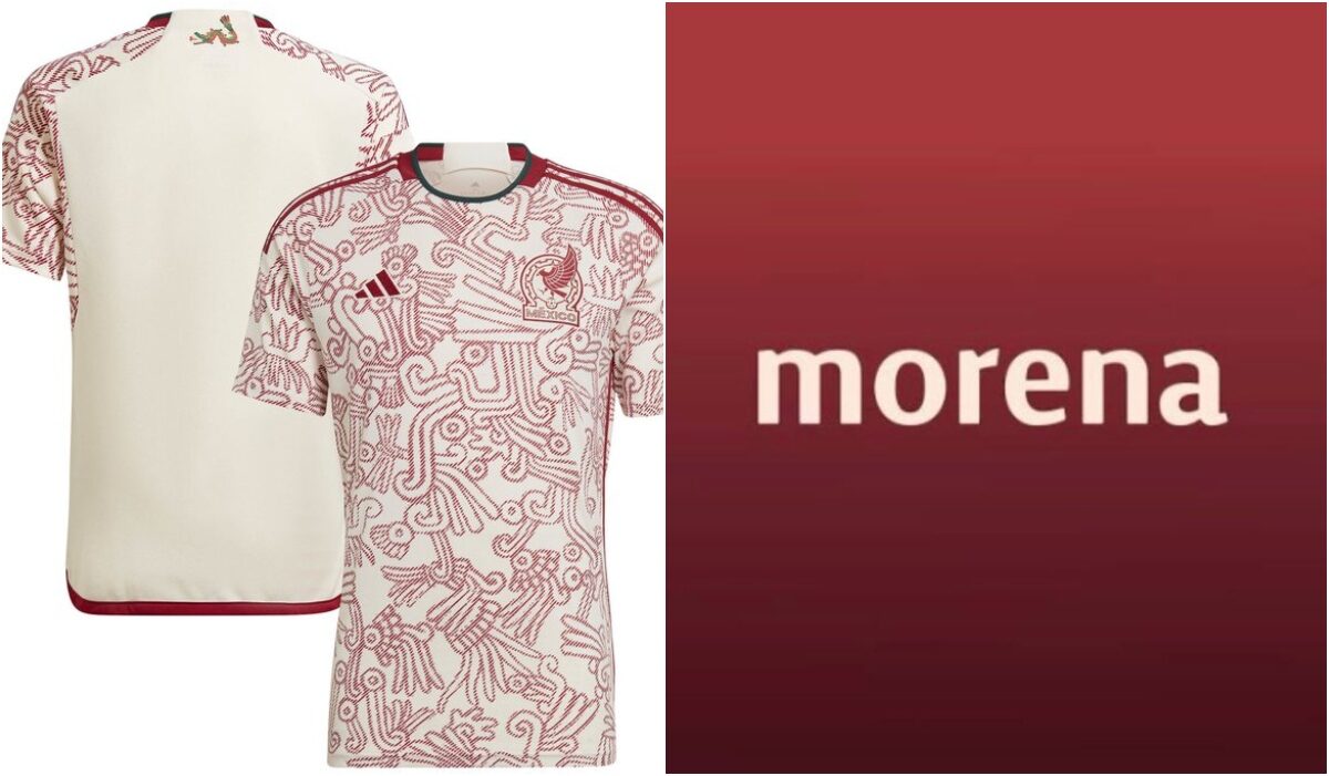 Alguno aficionados aseguran que la playera del Tri está confeccionada con los colores de Morena