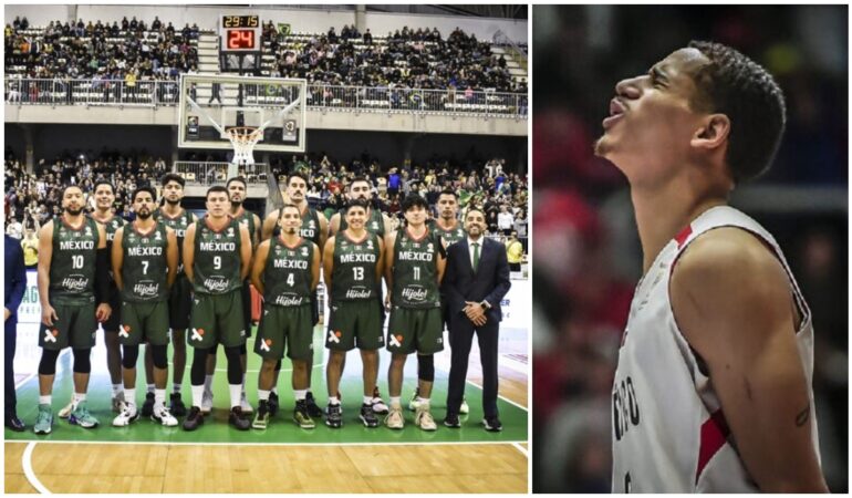 Después del abandono de Juan Toscano la Selección Mexicana superó a Brasil. | Fotos: Cortesía FIBA