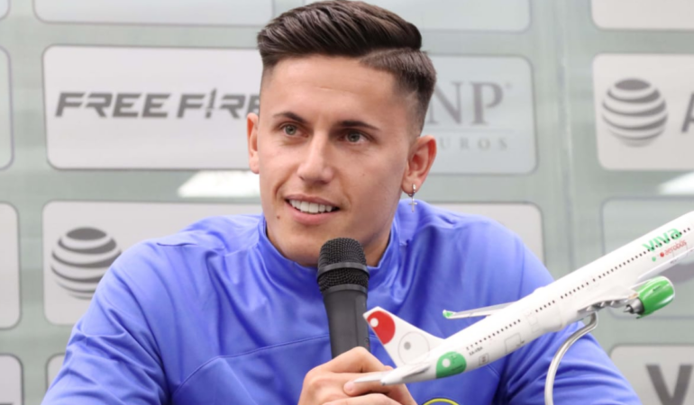 Brian Rodríguez ya tienen número con el América. FOTO: MARTÍN MONTIEL