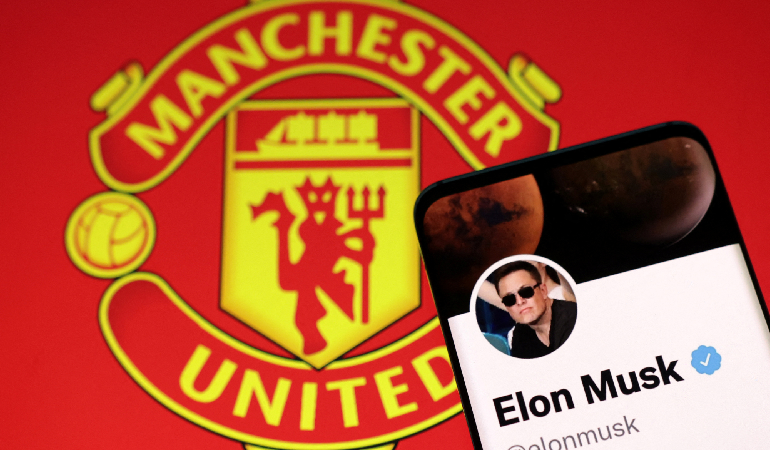 Elon Musk jugó una broma a los aficionados delManchester United / Foto: Reuters
