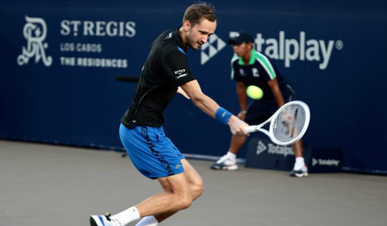Medvedev es finalista de Los Cabos. FOTO: @AbiertoLosCabos