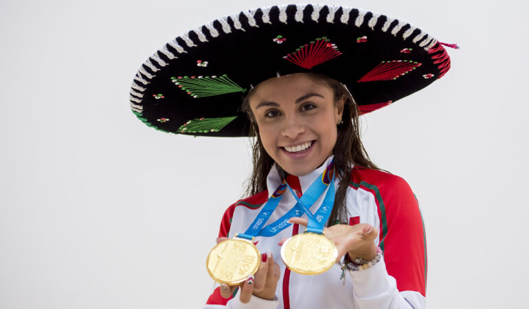 Paola Longoria aclara que entregaron facturas a la CONADE. FOTO: Mexsport