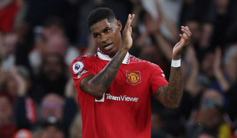 Rashford fue uno de los anotadores en el triunfo del Manchester United / Foto: Reuters