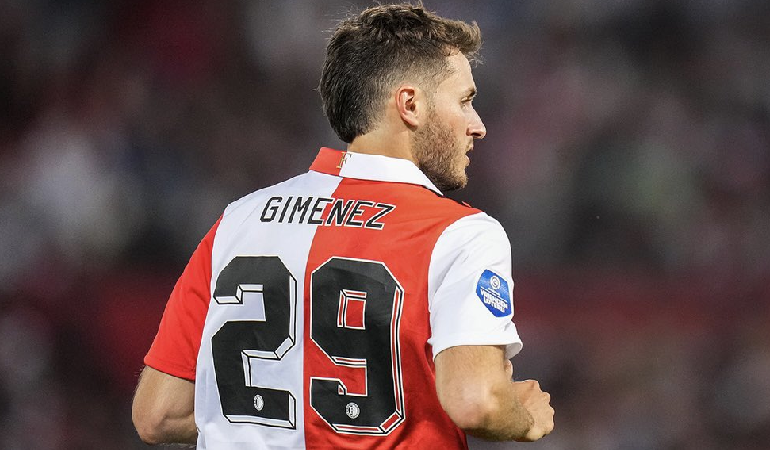 Santiago Giménez Anotó Un Golazo En El Entrenamiento Del Feyenoord Video Esto En Línea 