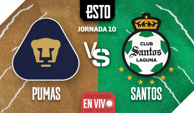 Pumas Santos, en vivo Jornada 10 del Apertura 2022 | ESTO en línea