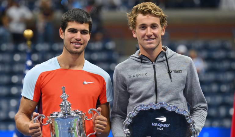 Alcaraz y Ruud, finalistas del US Open, jugarán en Acapulco. FOTO: REUTERS