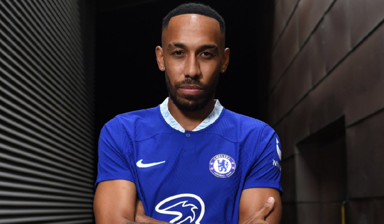 Aubameyang está listo para sumar sus primeros minutos / Foto: @ChelseaFC