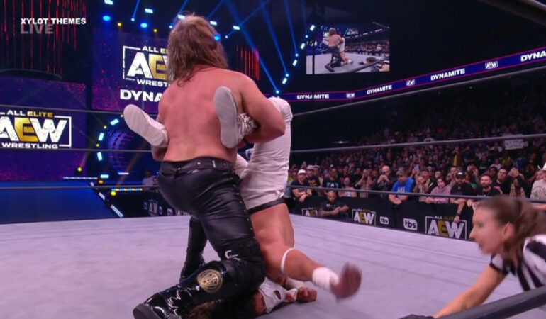 Bandido perdió ante Chris Jericho en AEW. FOTO: @AEW