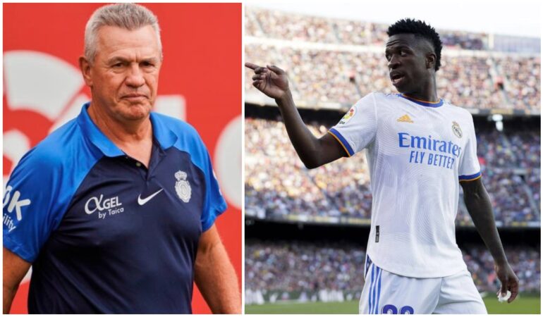 Vinicius Jr se encaró con el Vasco Aguirre. | Fotos: Cortesía