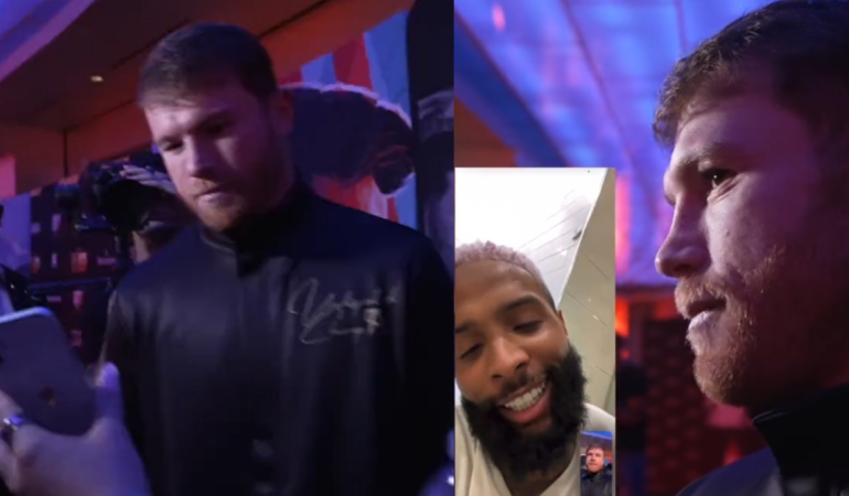Canelo Alvarez y Odell Beckham Jr