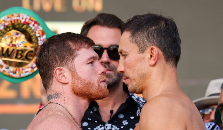 A solo un día de la gran batalla. Foto: @MatchroomBoxing