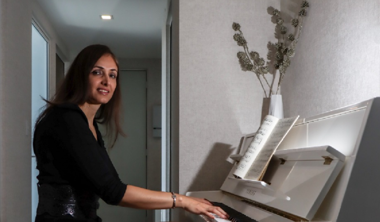 La cantante está enamorada de la cultura árabe. Foto: Ramón Romero
