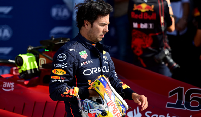 Checo no pudo ganar lugares en Países Bajos. FOTO: AFP