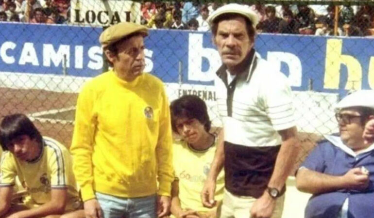 Chespirito no siempre apoyo al América. FOTO: Especial