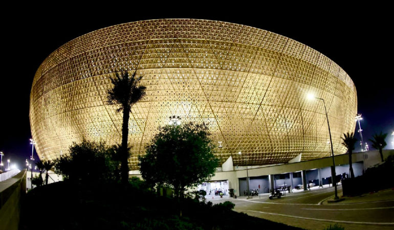 Qatar 2022: A espetacular inauguração do Estádio Lusail, uma das 8 sedes da Copa do Mundo