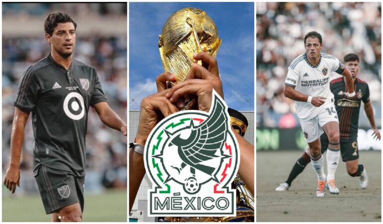 Chicharito y Vela no irán a Qatar 2022. | Foto: Cortesía @miseleccionmx @ch14 @carlosv11_