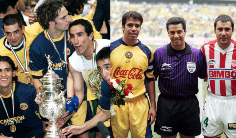 América y Necaxa disputaron la Final de la Liga MX del Verano 2002. Foto: Mexsport