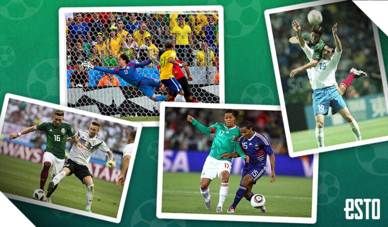 México ha vivido grandes momentos ante las grandes selecciones del mundo / Arte: Abril Hernández
