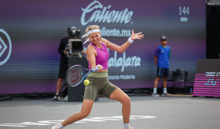 Azarenka logró una victoria importante / Foto: Cortesía WTA 1000 Guadalajara