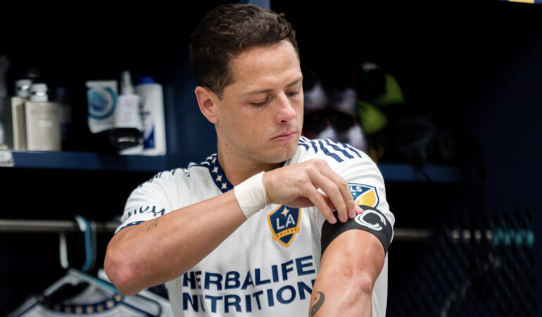 Chicharito Hernández habló con el Tata sobre Qatar 2022. FOTO: @LAGalaxy_Es