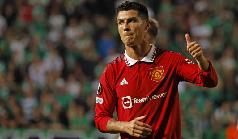 Cristiano Ronaldo y Manchester United sufrieron para ganar. FOTO: AFP
