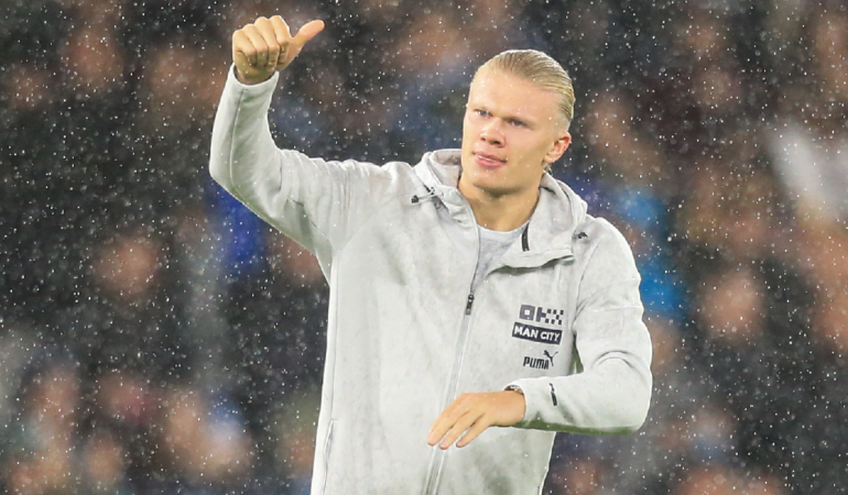 Erling Haaland puede hacer historia esta temporada | Foto: AFP