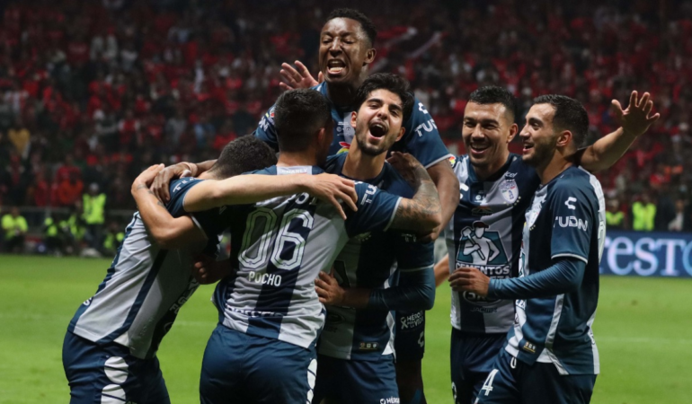 Pachuca es témido cuando gana la ida de las Finales. Foto: Érik Estrella