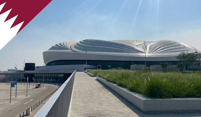 El estadio Al Janoub visto desde la lente del ESTO. | Foto: Miguel Ángel Mujica / ENVIADO