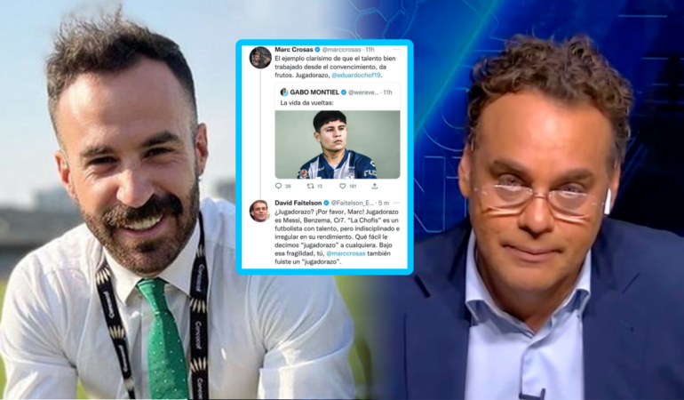 David Faitelson se le fue con todo a Marc Crosas. | Foto: Cortesía