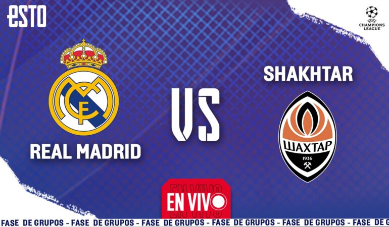 Real Madrid vs Shakhtar en vivo Champions League. FOTO: Especial