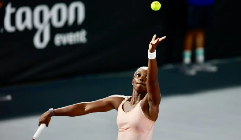 Sloane Stephens se hizo fuerte con su juego ofensivo | Foto: David Tamayo El Occidental