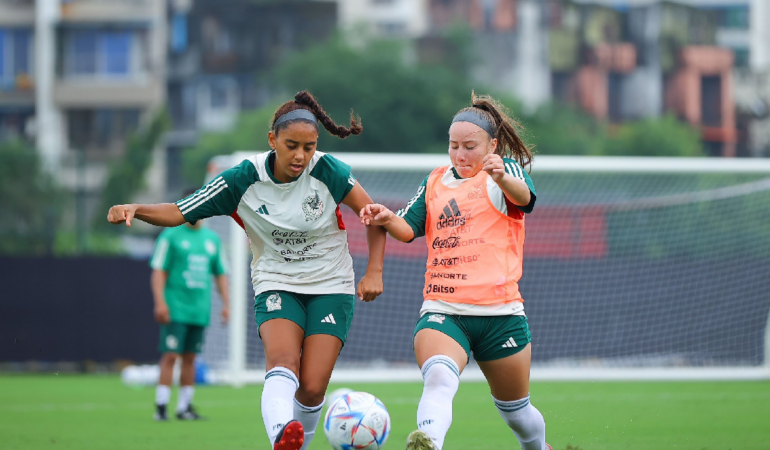 Las futbolistas ya se encuentran en tierras mundialistas. Foto: @Miseleccionfem