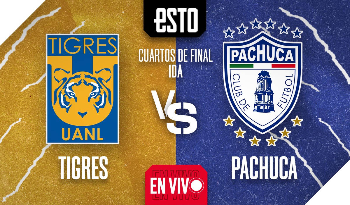 Tigres vs Pachuca EN VIVO partido de ida de los cuartos de final del