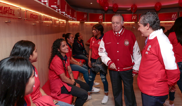Toluca Femenil tendrá vestidor de primer nivel | Foto: Gabriela Rangel
