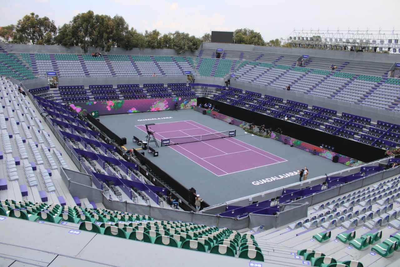 WTA 1000 Guadalajara así fue la renovación del complejo, ¡luce