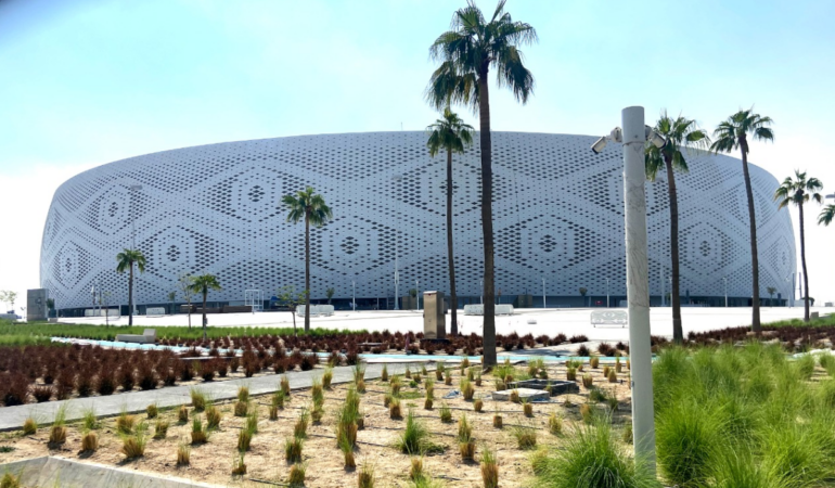El estadio Al Thumama es una de las joyas de Qatar 2022. Fotos: Miguel Ángel Mújica / Enviado
