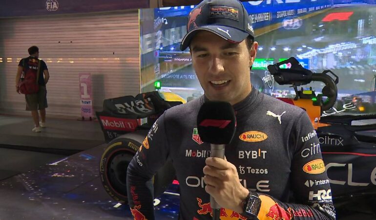 Checo se quedó contento por el triunfo. | Foto: Cortesía
