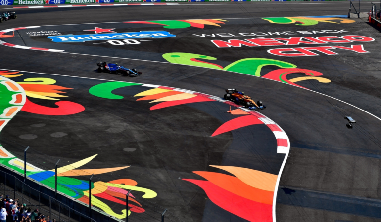 El Gran Premio de México en el Autódromo Hermanos Rodríguez. Foto: Mexsport