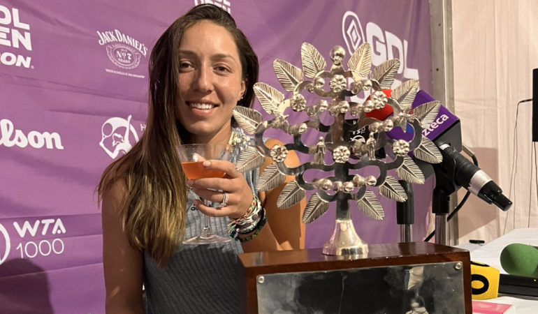 Jessica Pegula, la monarca de Guadalajara. Foto: WTAGuadalajara