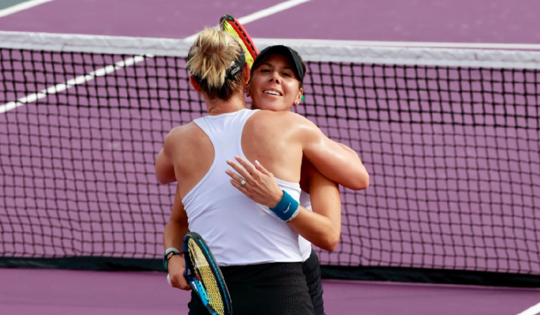 La tenista mexicana se mantiene con vida. Foto: Cortesía WTA 1000 Guadalajara