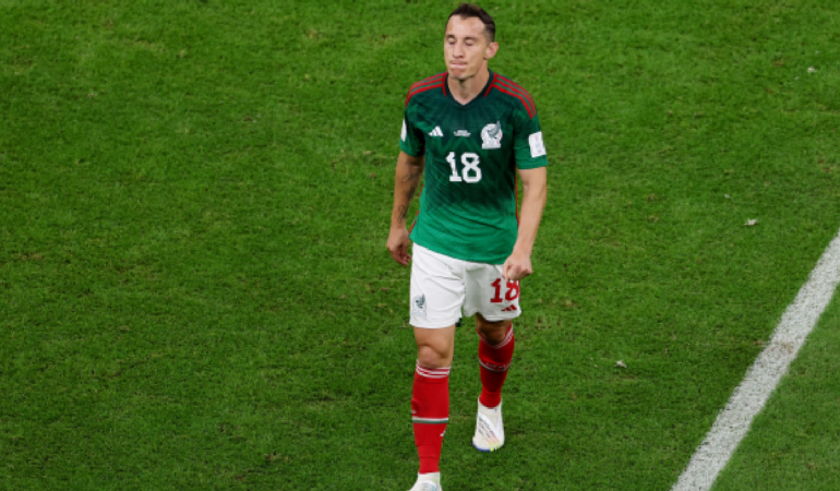 Andrés Guardado salió de cambio a los 42 minutos / Foto: Reuters