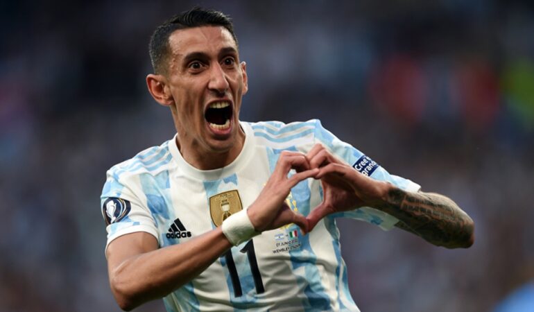 Ángel Di María no siente que Argentina sea favorito en Qatar 2022. | Foto: EFE
