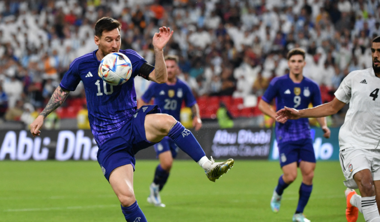 Argentina termina con paso perfecto su preparación. Foto: AFP