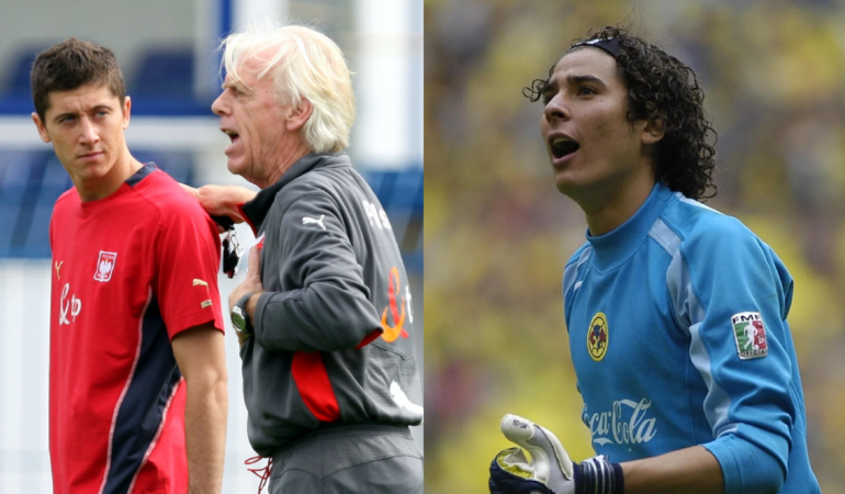 Beenhakker debutó a Ochoa con América y a Lewandowski con Polonia | Foto: Especial