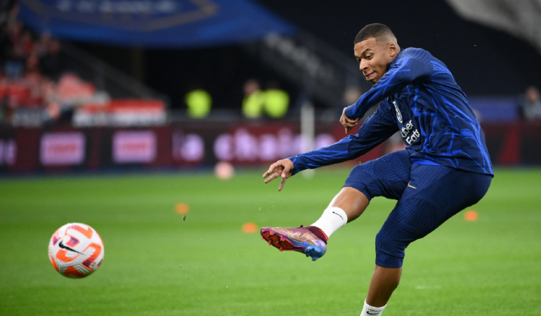 Kylian encabeza la lista de Francia. Foto: AFP