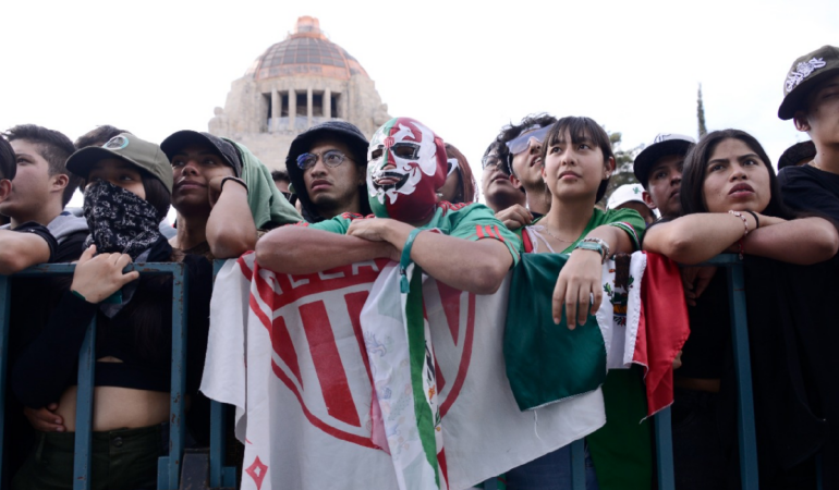 La afición sufrió con la derrota de México. Foto: Mexsport