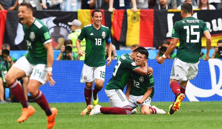 La victoria ante Alemania en 2018, ha sido la de más renombre que ha tenido el Tri en los Mundiales | Foto: EFE