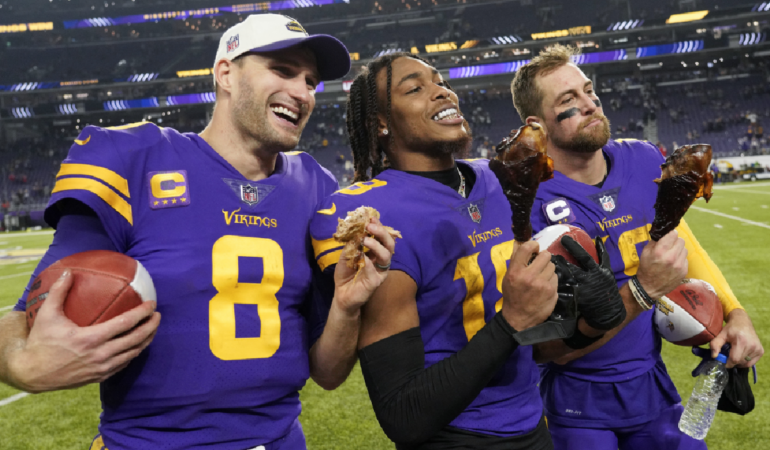 Los Vikings recuperaron la memoria ganadora después de la paliza que Dallas les dio la semana pasada | Foto: AFP