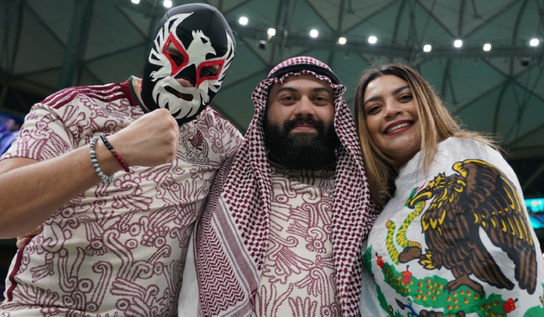 ¡México con la esperanza en alto! Así ‘retumbó’ el ‘Chucky Lozano’ en el Estadio Lusail